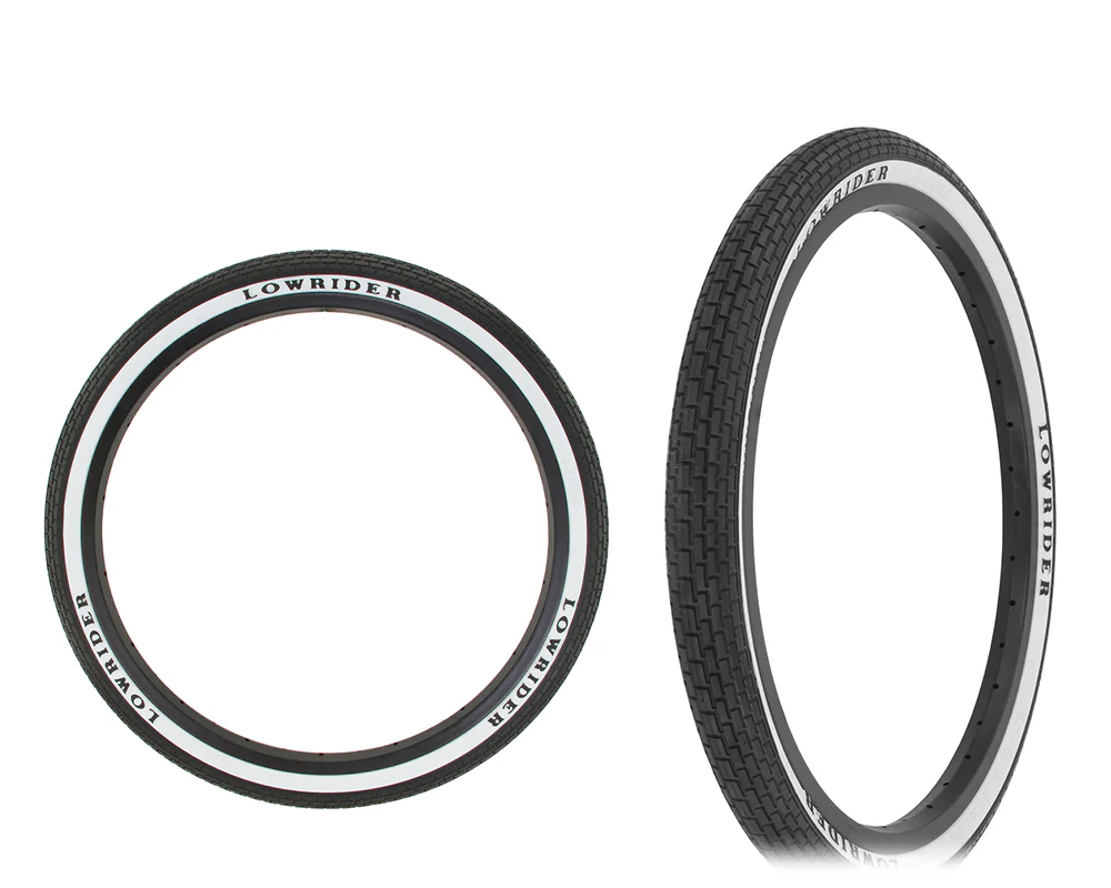 20' Tire Low Rider White Wall - Image 2
