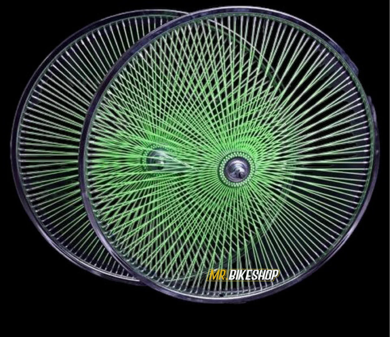 26” STEEL 140 SPOKE WHEELSET GREEN
