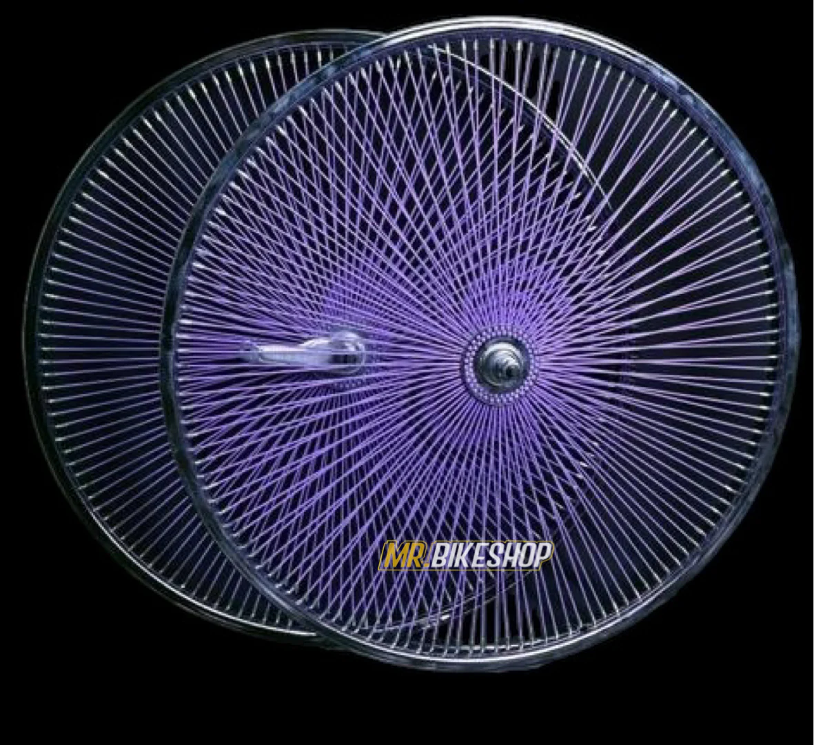 26” STEEL 140 SPOKE WHEELSET PURPLE