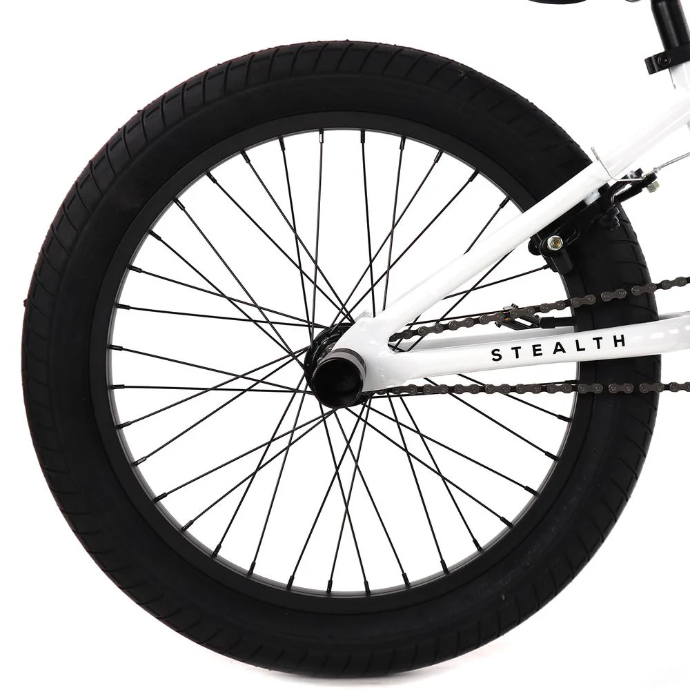 Elite BMX Stealth Bike White - Image 3