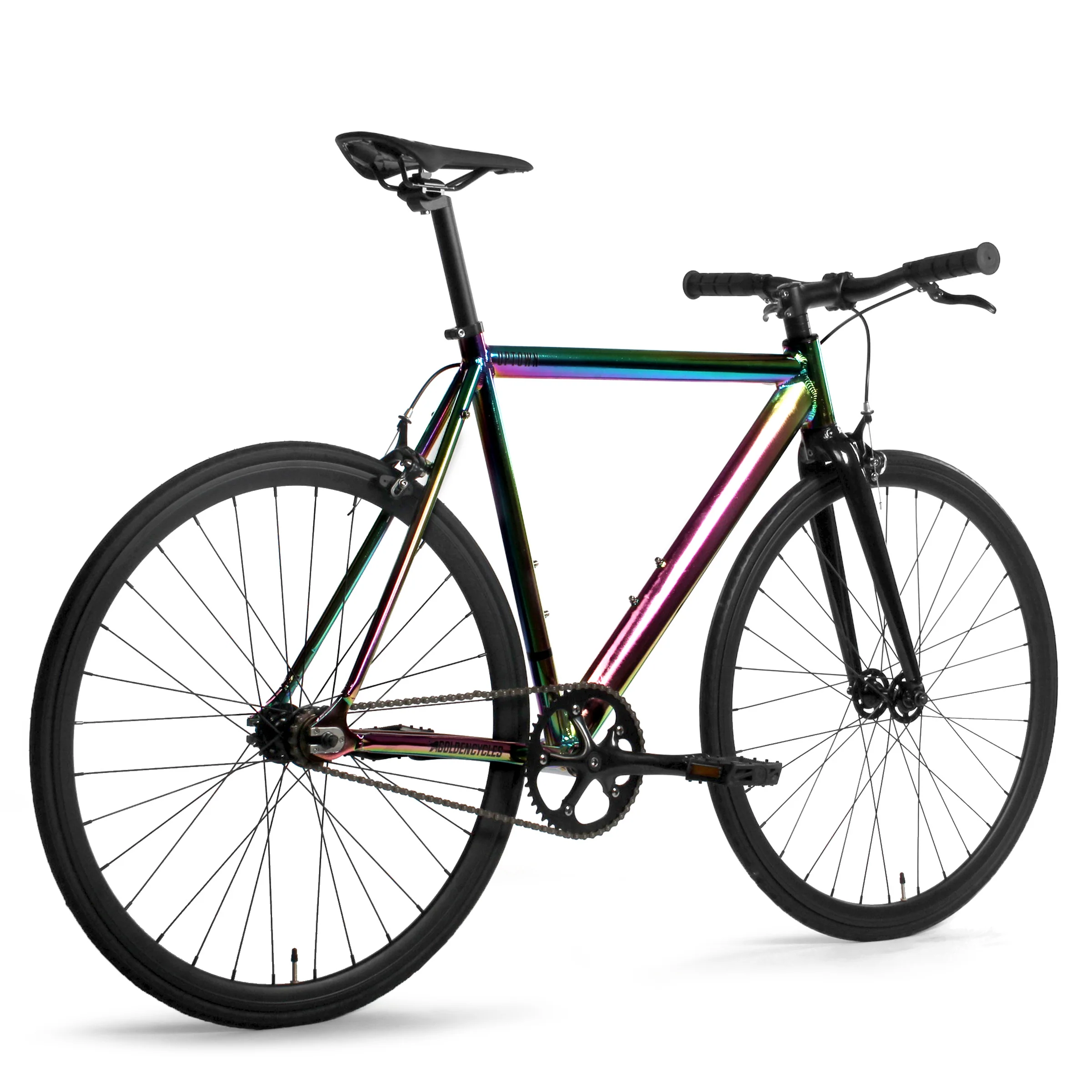 Golden Uptown Track Bike Neo Chrome - Image 3