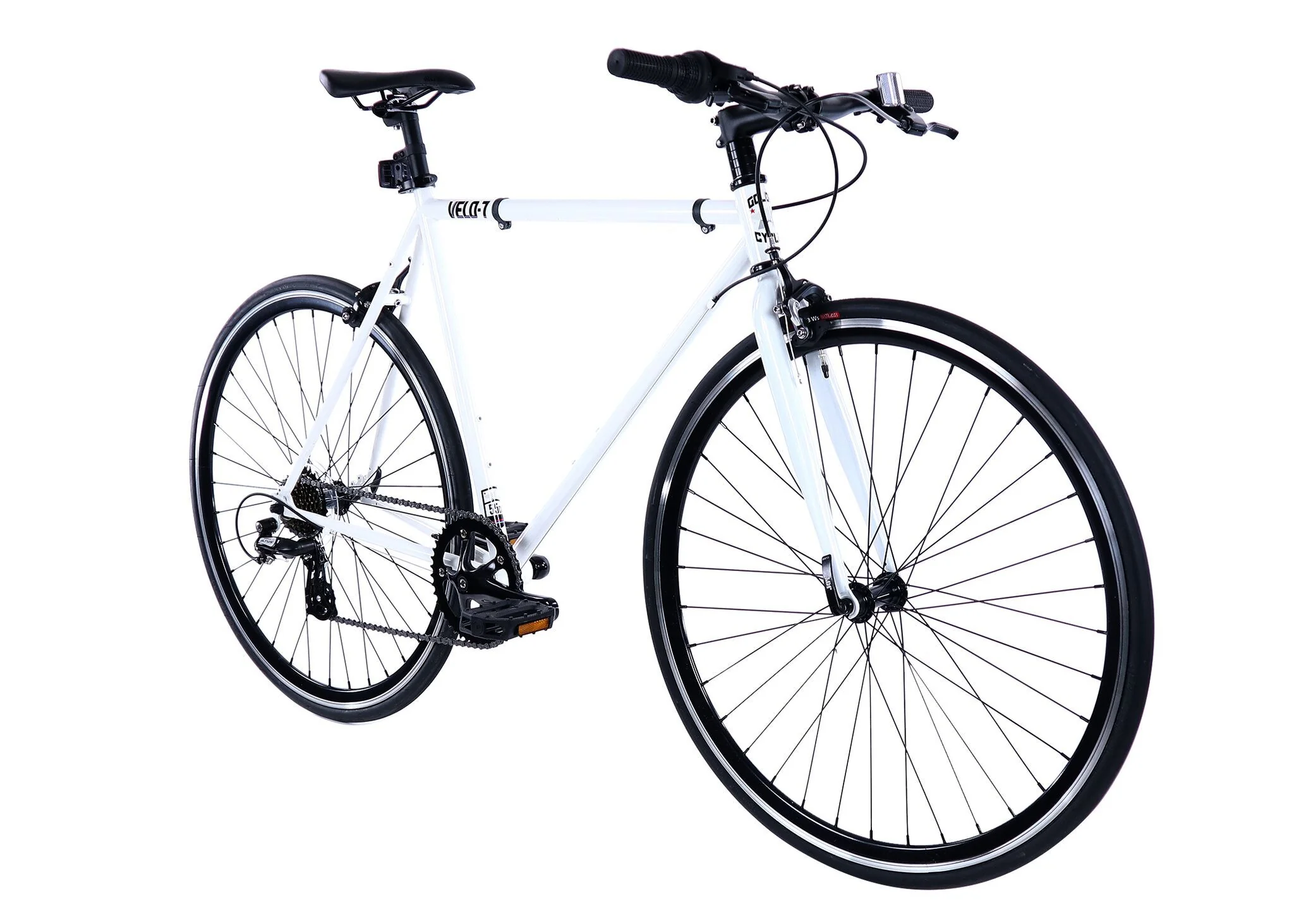 Golden Velo 7 Urban Commuter Bike White - Image 5