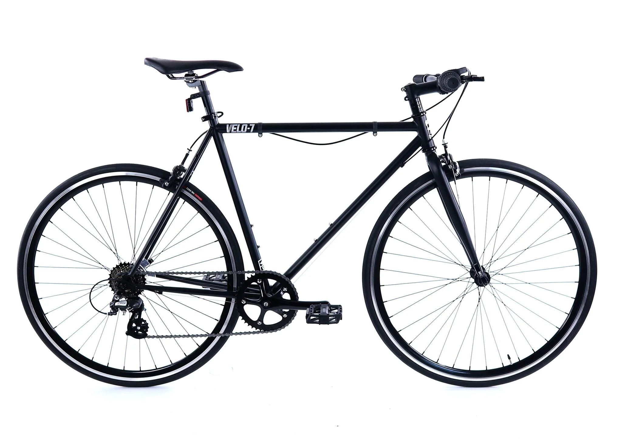 Golden Velo 7 Urban Commuter Bike Black - Image 4