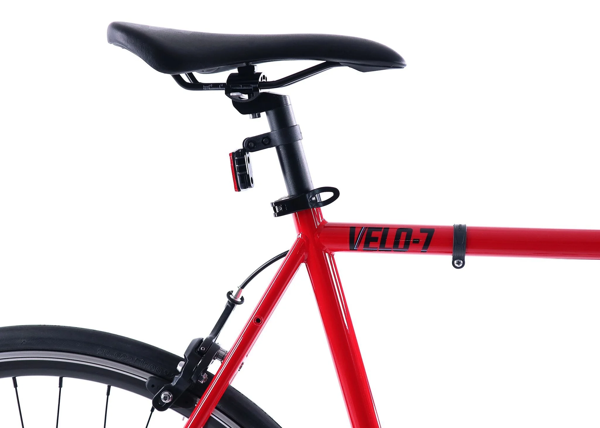 Golden Velo 7 Urban Commuter Bike Red - Image 4