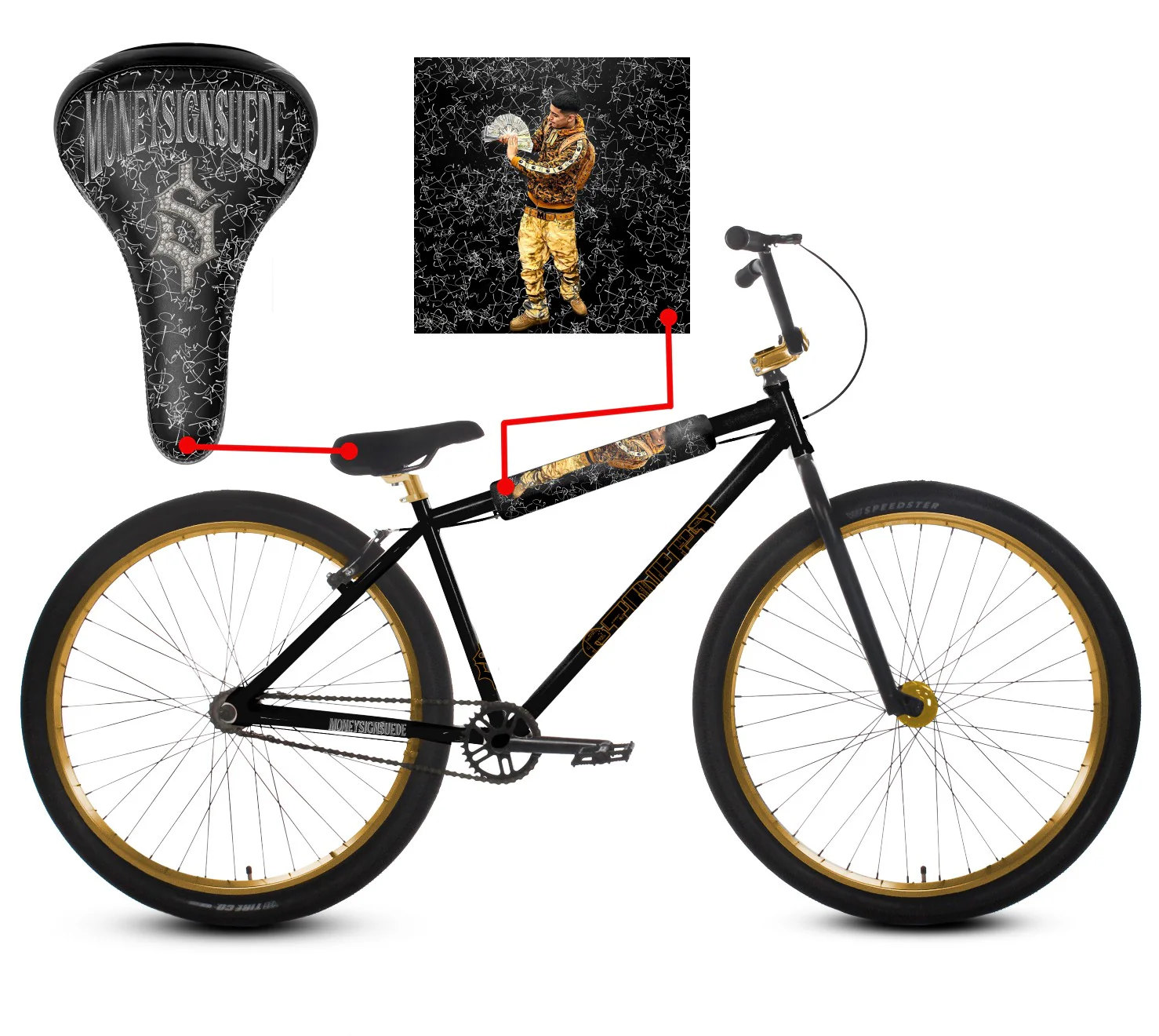Street Bike X Moneysign Suede 1 OF 1 Bicycle